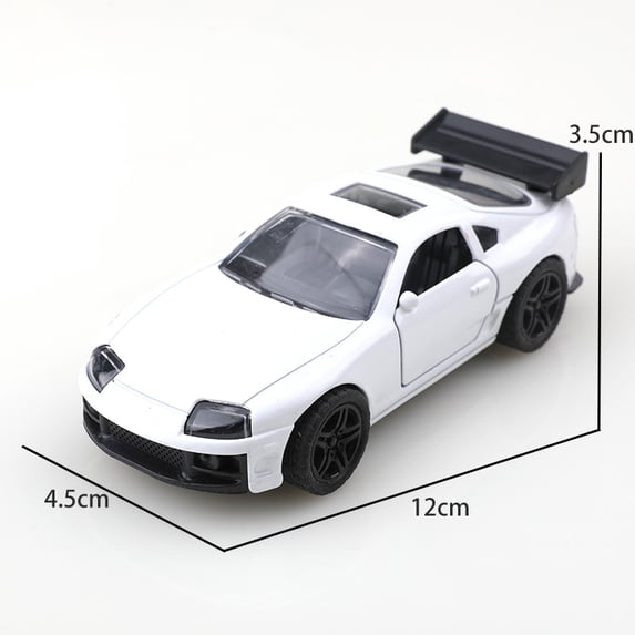 (bagged) 1:36 Alloy Car Model modeling Vehicle Supra Racing Sports Pull ...