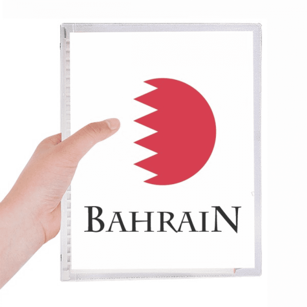 bahrain asian flag persian gulf notebook loose diary refillable journal statiry
