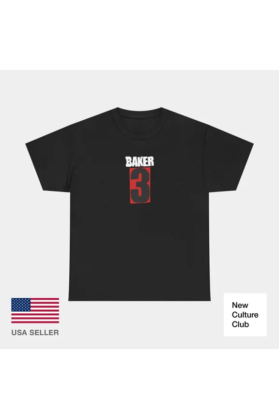 baker 3 video three skateboards Vintage Logo Classic Skate TShirt Print