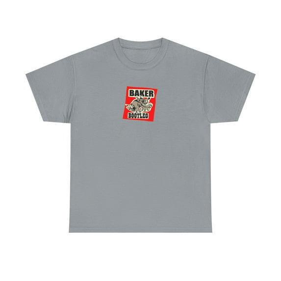 baker bootleg video elephant skateboards Vintage Logo Classic Skate TShirt Print - Gravel / 5XL