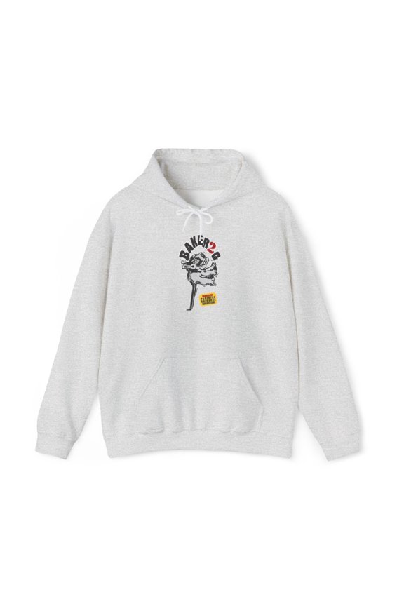 baker2g baker skateboards Video Vintage Logo Retro Classic Skate Hoodie Print - XL / Ash