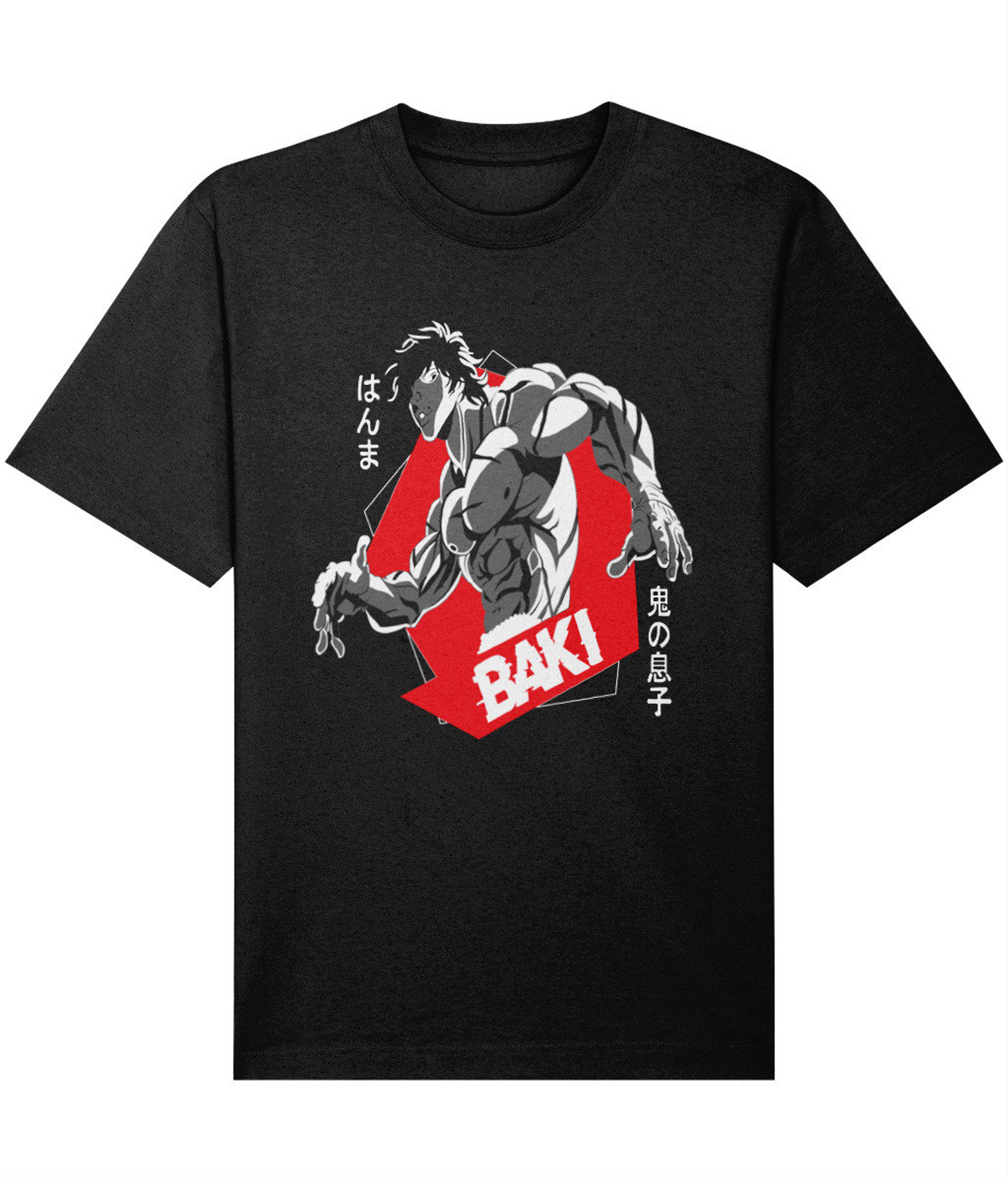 baki hanma/anime/manga/clothing/adult/fashion/oversized/streetwear ...