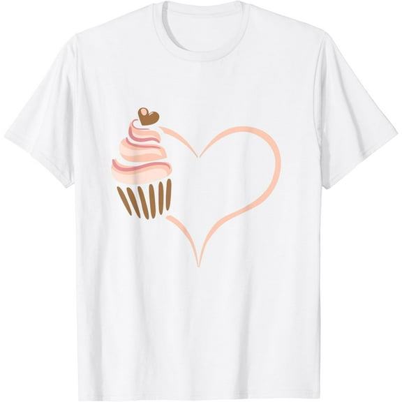 baking cupcake cute bakery muffin baking cooking for women T-Shirt100% cotton