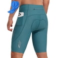 thumbnail image 1 of baleaf Men's Bike Shorts 4D Padded Cycling Biking Bicycle Mountain Riding Biker Cycle Zipper Pockets Quick Dry UPF 50+ Dark Green 3XL, 1 of 6