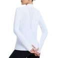 thumbnail image 1 of baleaf Thermal Shirts for Women Long Sleeve Mock Neck Tops Fleece Lined Base Layer with Thumb Hole Cold Weather Winter Gear White XL, 1 of 7