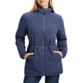 thumbnail image 1 of baleaf Women's Winter Coat Long Puffer Jacket Quilted Jackets with Hood Warm Running Insulated Hiking Snow Navy Blue XS, 1 of 7