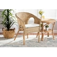 thumbnail image 1 of bali & pari Abbey Rattan BOHO Dining Chair, Natural Brown, 1 of 10