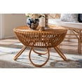 thumbnail image 1 of bali & pari Abel Natural Rattan Coffee Table with Splayed Legs, 1 of 3