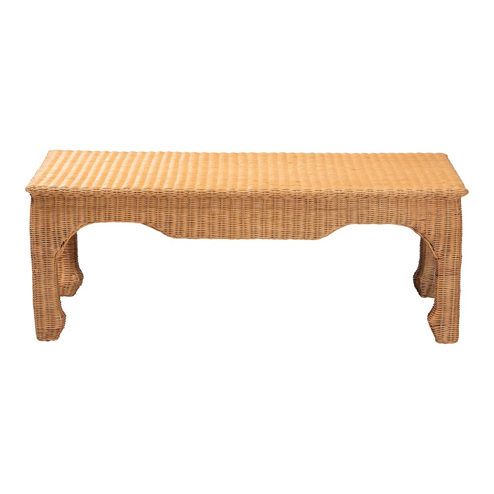 bali & pari Abena Ming Style Natural Rattan Coffee Table — free download
