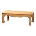 thumbnail image 1 of bali & pari Abena Rattan Coffee Table - Rectangular Boho Chic Accent Table, 1 of 6