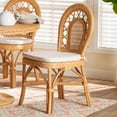 thumbnail image 1 of bali & pari Adam Boho Dining Chair, Light Honey, 1 of 10