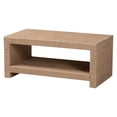 thumbnail image 1 of bali & pari Adaya Handwoven Jute Coffee Table - Rectangular Center Table, 1 of 6