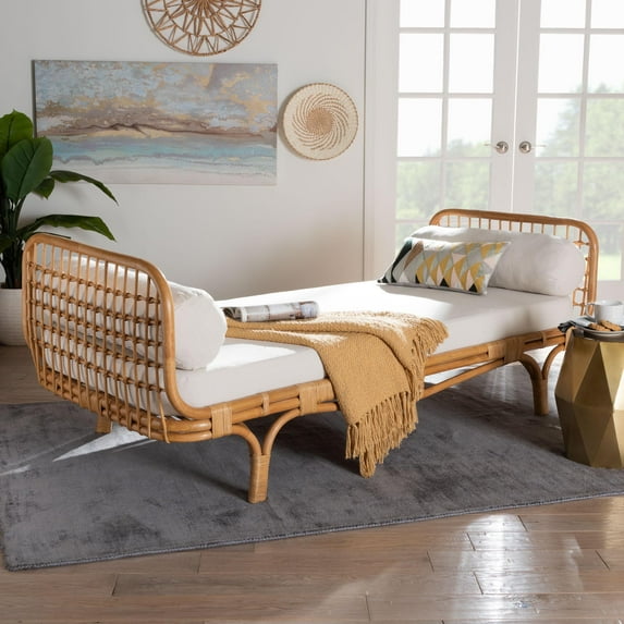 bali & pari Aiko Coastal Daybed, 80"W, Light Honey