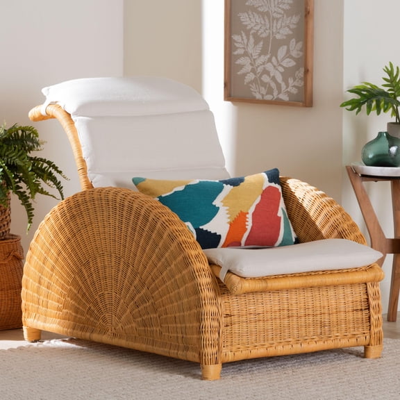 bali & pari Aries Boho Chaise Lounge Chair, -