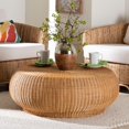 thumbnail image 1 of bali & pari Beatriz Boho Coffee Table, Light Honey, 1 of 6