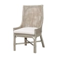 thumbnail image 1 of bali & pari Bella Rattan Dining Chair with Cushion - Grey, 1 of 6