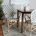 thumbnail image 1 of bali & pari Bryson Rattan French Provincial Dining Chair, Natural Brown, 1 of 10