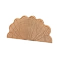thumbnail image 1 of bali & pari Callias Natural Rattan Scalloped Headboard Queen, 1 of 3