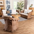 thumbnail image 1 of bali & pari Detta Boho Living Room Set, 3-Piece, Peanut Brown, 1 of 8