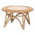 thumbnail image 1 of bali & pari Elani Modern Bohemian Natural Rattan Coffee Table, 1 of 8