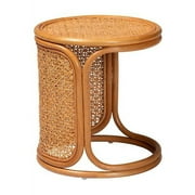 bali & pari Eldon Bohemian Honey Rattan Coffee Table