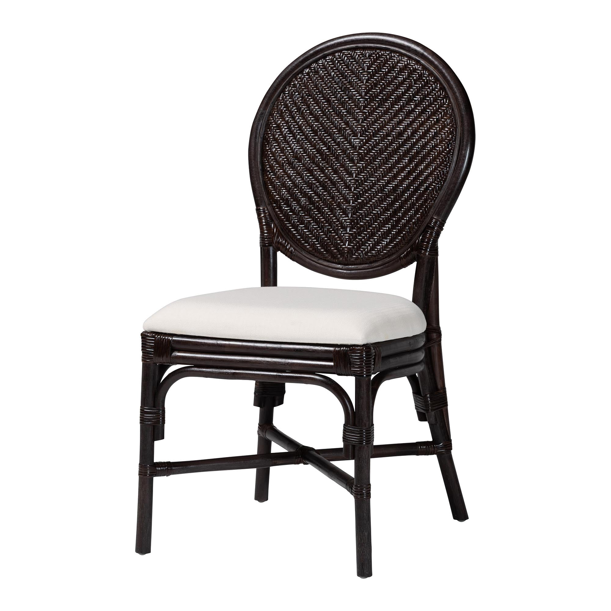 bali & pari Elmer Boho Dining Chair, Espresso