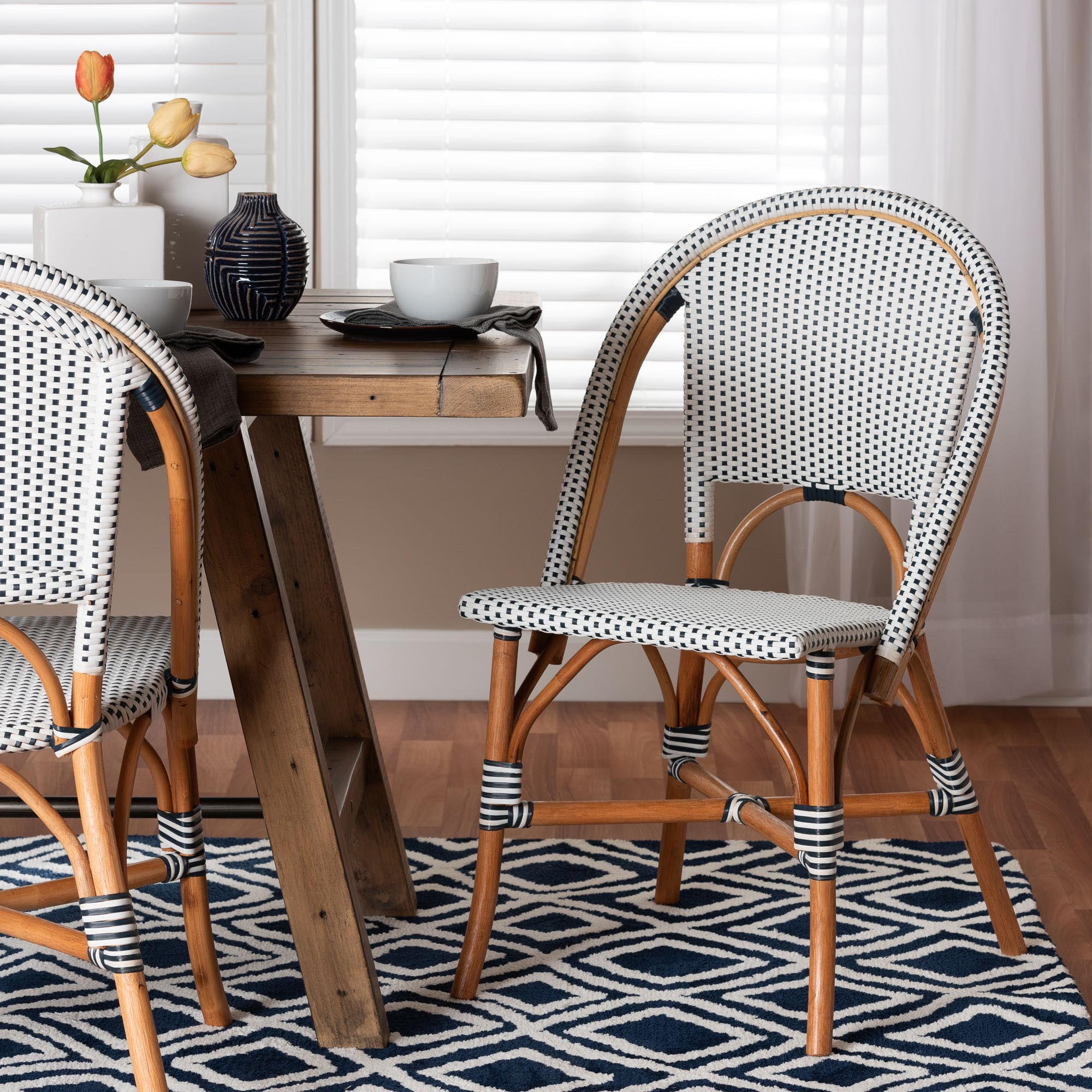 bali & pari Genica French Bistro Chair, Natural