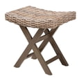 thumbnail image 1 of Mahogany Wood/Natural Kubu Rattan, 1 of 8