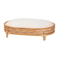 thumbnail image 1 of bali & pari Jovia Bohemian Honey Rattan Pet Bed, 1 of 9