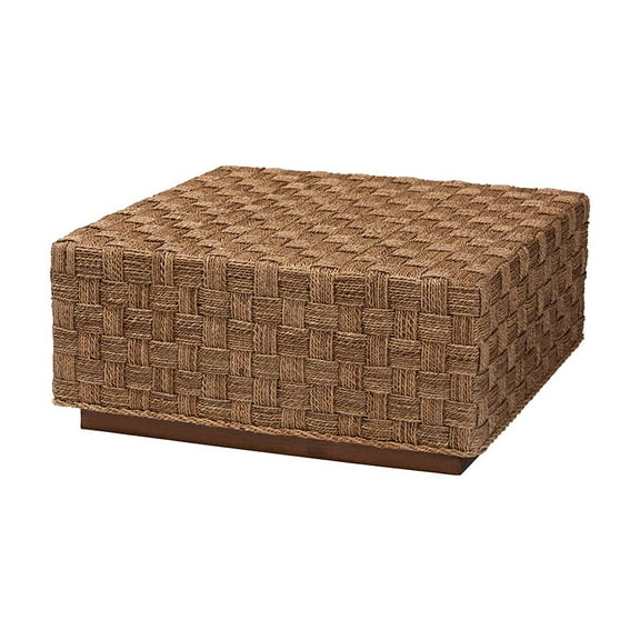 bali & pari Karina Bohemian Natural Seagrass Coffee Table