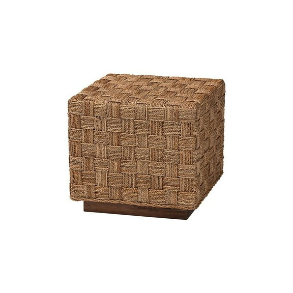 bali & pari Karina Bohemian Natural Seagrass End Table