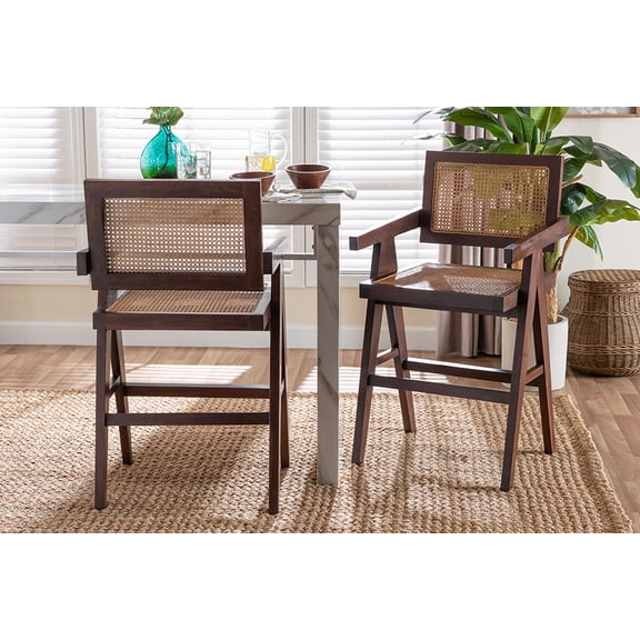 Kresna Natural Rattan Counter Stool