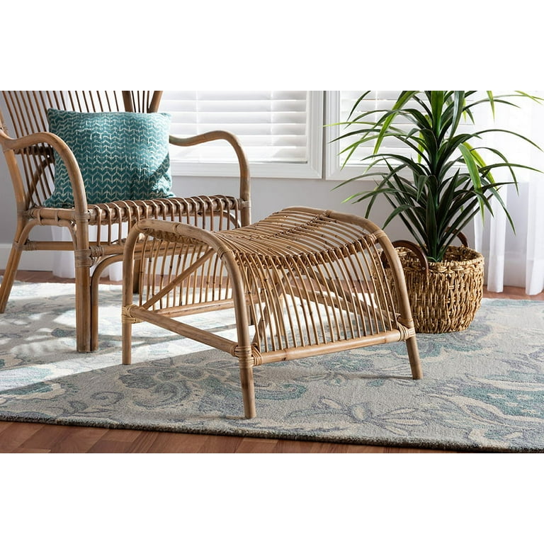 Footstool rattan deals
