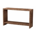 thumbnail image 1 of bali & pari Liza Bohemian Natural Seagrass Console Table, 1 of 6