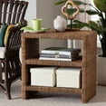 thumbnail image 1 of bali & pari Liza Boho End Table, 2-Tier, Natural Seagrass, 1 of 9