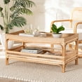 thumbnail image 1 of bali & pari Lombok Boho Coffee Table, 2-Tier, Natural, 1 of 7