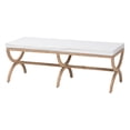 thumbnail image 1 of bali & pari Maliyah Japandi Natural Seagrass Accent Bench, 1 of 6