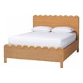 thumbnail image 1 of bali & pari Maritza Scalloped Natural Rattan Bed Frame Queen, 1 of 9
