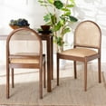 thumbnail image 1 of bali & pari Maryland Boho Dining Chair, 2-Piece, Walnut Brown, 1 of 9