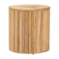 thumbnail image 1 of bali & pari Milagra Modern Bohemian Natural Rattan Coffee Table, 1 of 8
