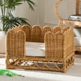 thumbnail image 1 of bali & pari Palm Bohemian Light Honey Rattan Pet Bed, 1 of 9
