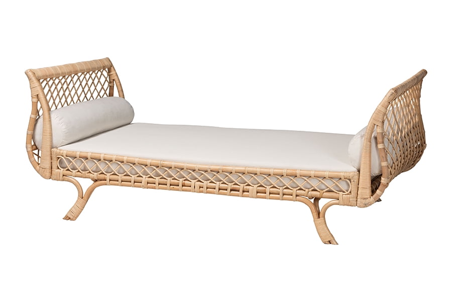 bali & pari Philana Boho Daybed, Natural Rattan