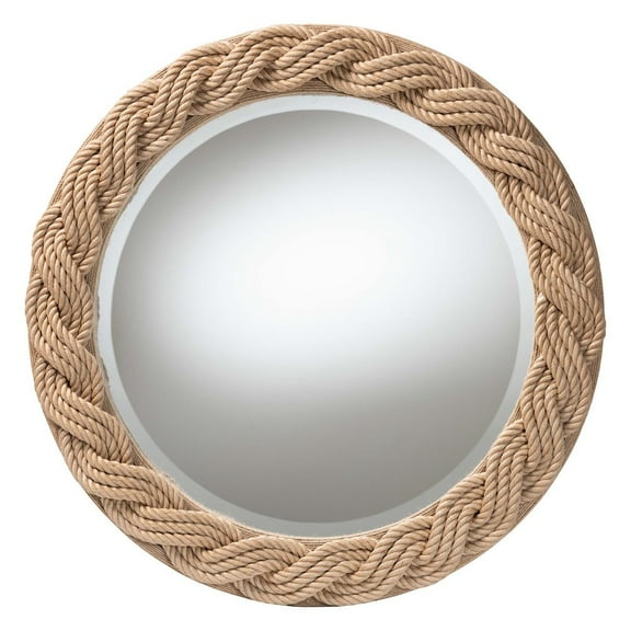 bali & pari Romana Braided Rope Mirror - Coastal Mirror