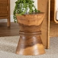 thumbnail image 1 of bali & pari Samira Rustic End Table, Natural Brown, 1 of 7