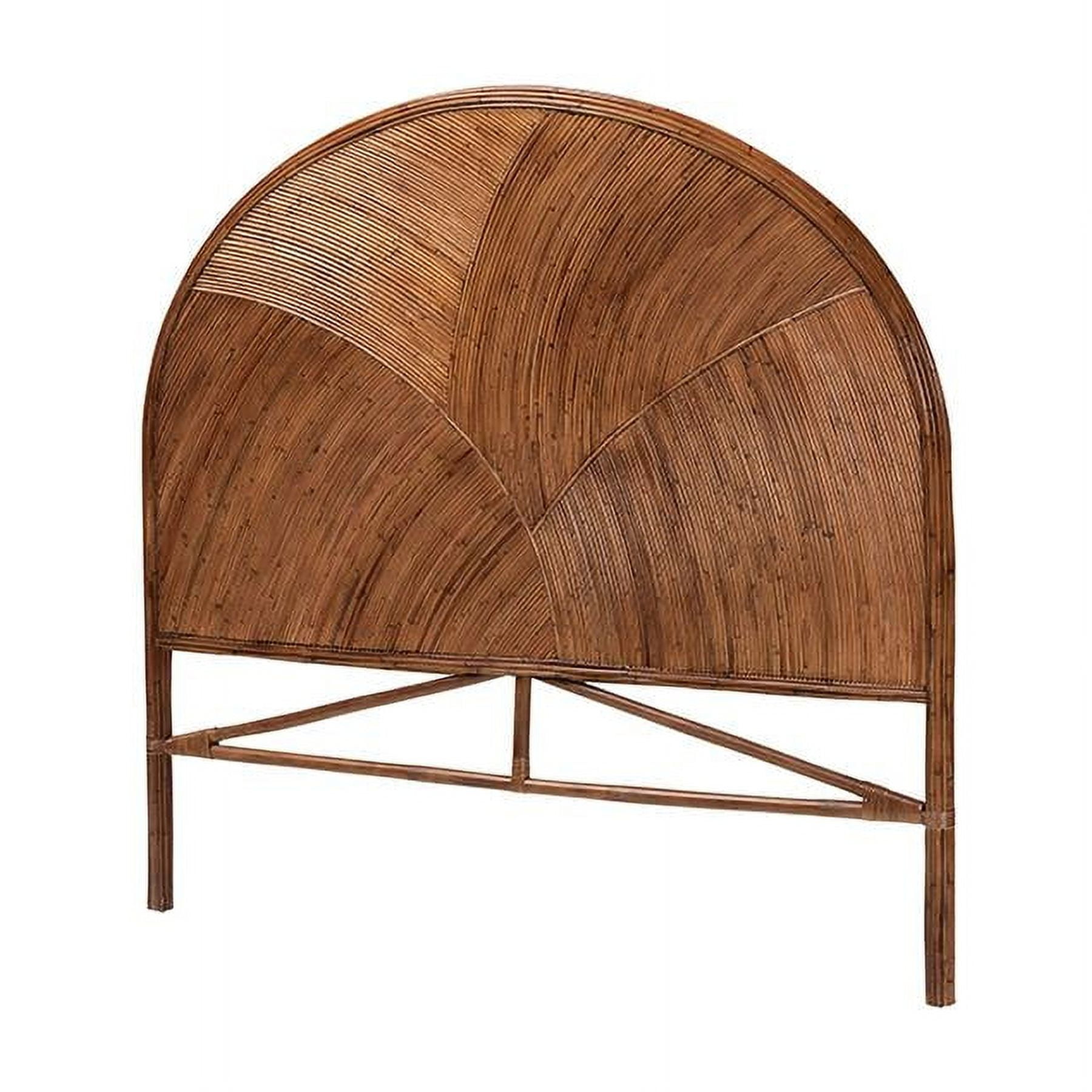 bali & pari Seana Bohemian Dark Brown Rattan King Size Standalone ...
