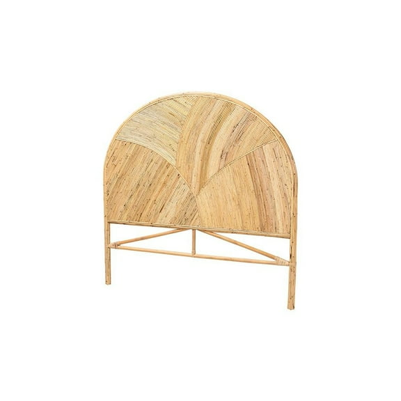 bali & pari Seana Bohemian Honey Rattan King Size Standalone Headboard