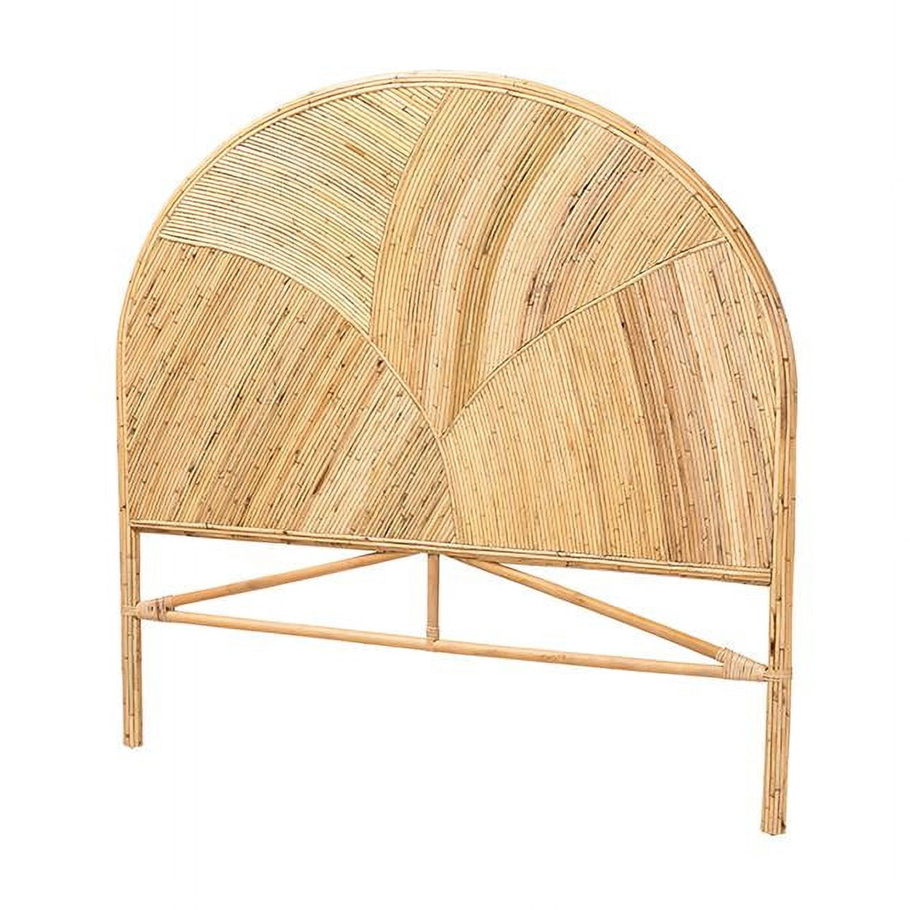 bali & pari Karavo Bohemian Rattan Standalone Headboard