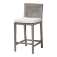 thumbnail image 1 of bali & pari Sofia Rattan Counter Stool with Wood Frame Counter Height Grey, 1 of 6