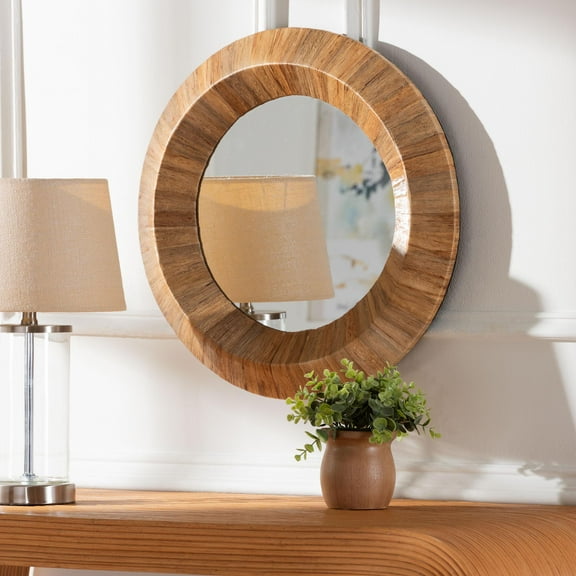 bali & pari Tarun Boho Mirror, Natural