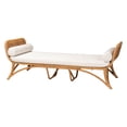 thumbnail image 1 of bali & pari Veve Bohemian Light Honey Rattan Daybed, 1 of 6
